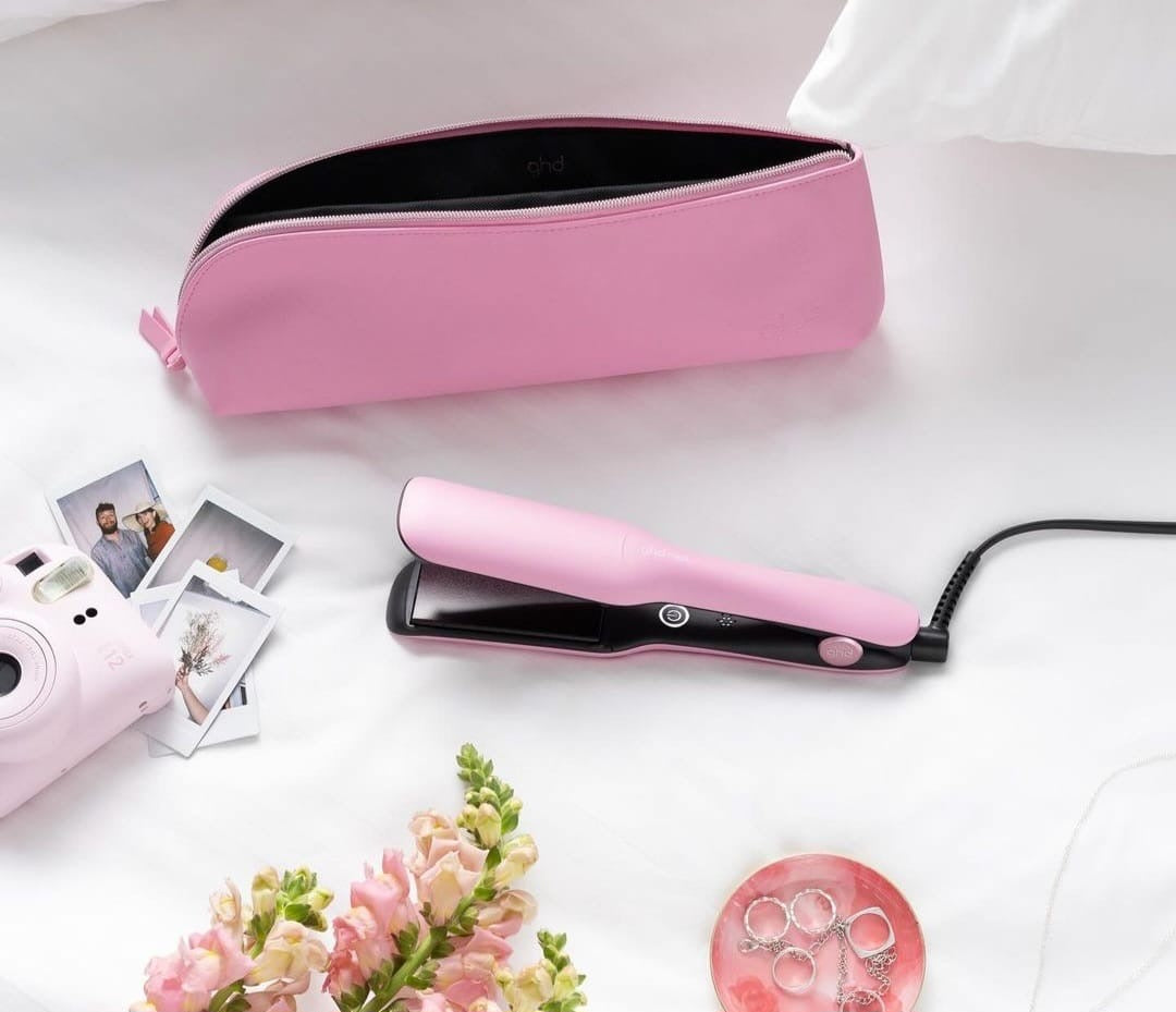 GHD PINK Limited Edition MAX Wide Straightener