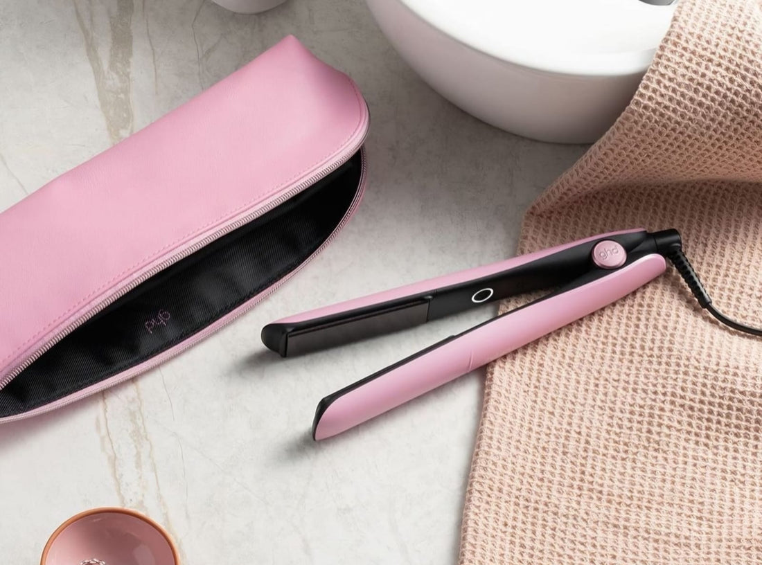 GHD Pink Limited Edition Gold Straightener