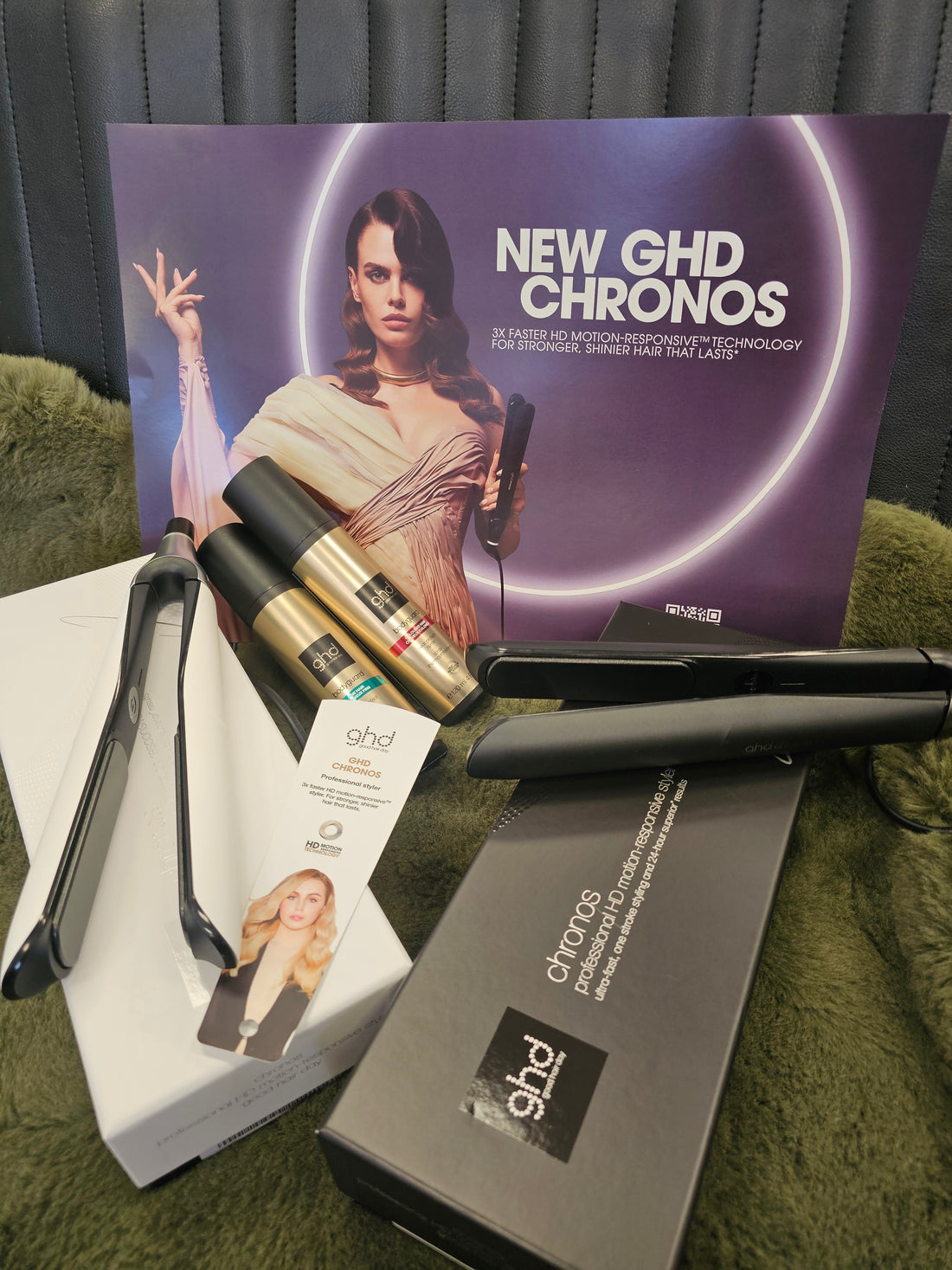 GHD Chronos Black Hair Straighter NEW